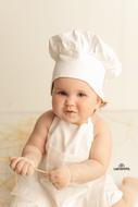 Baby photo shoot in the studio