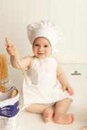 Baby photo shoot in the studio