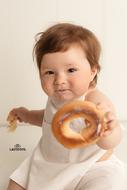Baby photo shoot in the studio