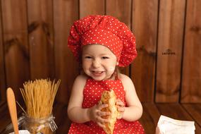 Baby photo shoot in the studio