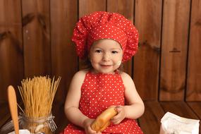 Baby photo shoot in the studio