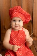 Baby photo shoot in the studio