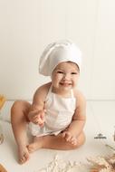 Baby photo shoot in the studio of Tallinn