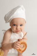 Baby photo shoot Little Cook