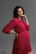 Pregnancy photo shoot in Vogue style