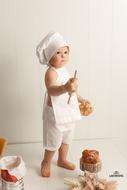 Baby photo shoot in the studio